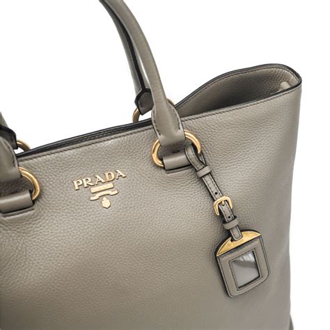 prada grey leather handbag|prada leather tote handbag black.